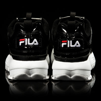 Fila - Disruptor 2 Enamel - Black - Sneakers - Harumio