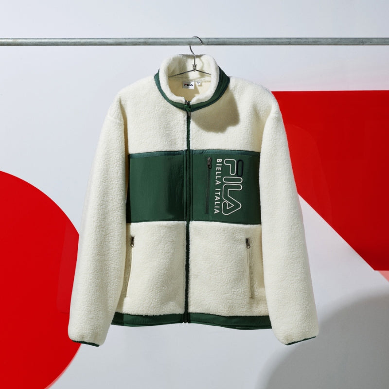 CLEARANCE - FILA x BTS - Go Beyond Collection - Popcorn Boa Fleece Jacket