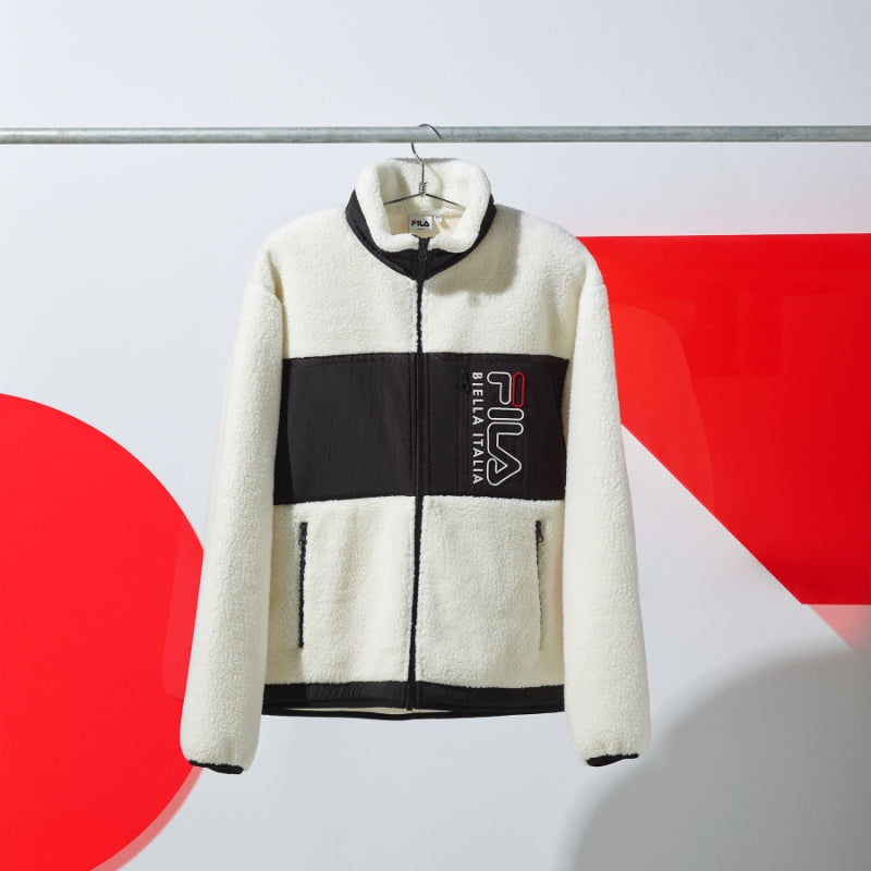CLEARANCE - FILA x BTS - Go Beyond Collection - Popcorn Boa Fleece Jacket
