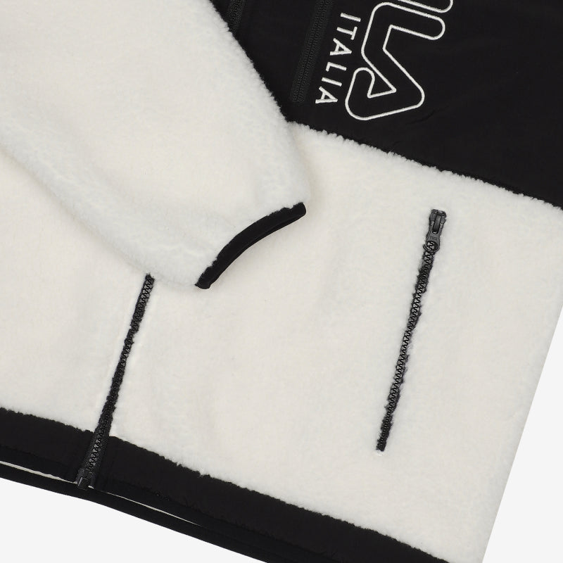 CLEARANCE - FILA x BTS - Go Beyond Collection - Popcorn Boa Fleece Jacket