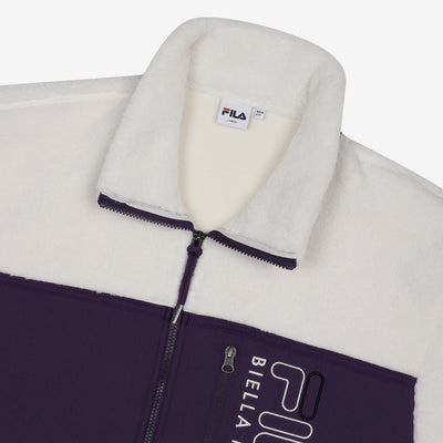 CLEARANCE - FILA x BTS - Go Beyond Collection - Popcorn Boa Fleece Jacket