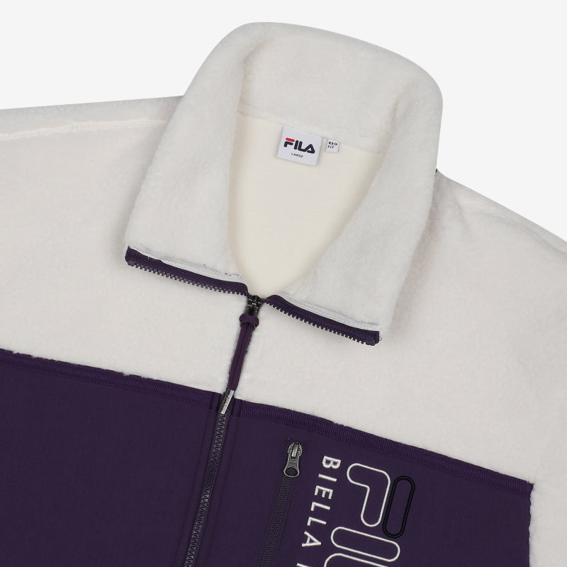 CLEARANCE - FILA x BTS - Go Beyond Collection - Popcorn Boa Fleece Jacket