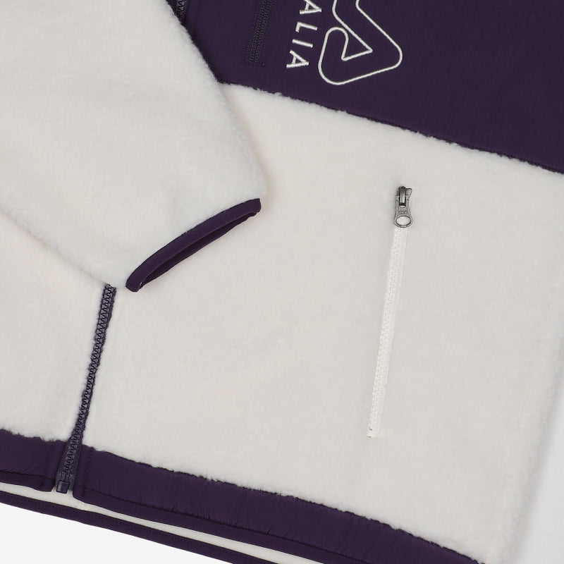 CLEARANCE - FILA x BTS - Go Beyond Collection - Popcorn Boa Fleece Jacket