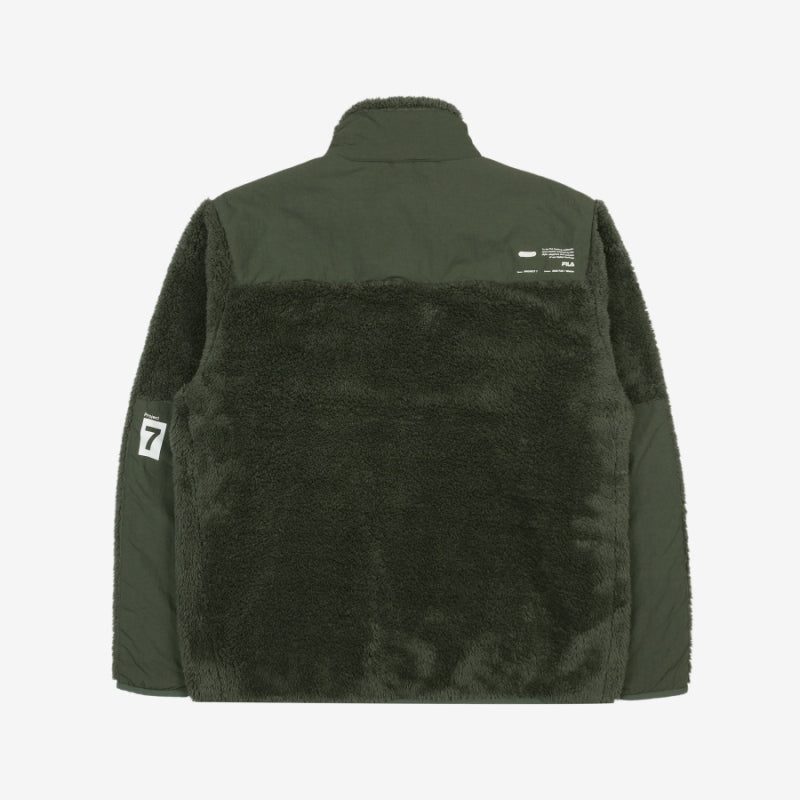 FILA x BTS - Project 7 - Woven Mix Fleece Jacket
