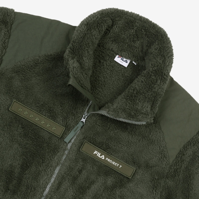 FILA x BTS - Project 7 - Woven Mix Fleece Jacket