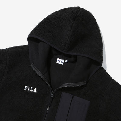 FILA x BTS - Create Your Winter - Popcorn Boa Hooded Jacket