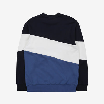 FILA - Heritage Diagonal Color Block Sweater - Sweater - Harumio