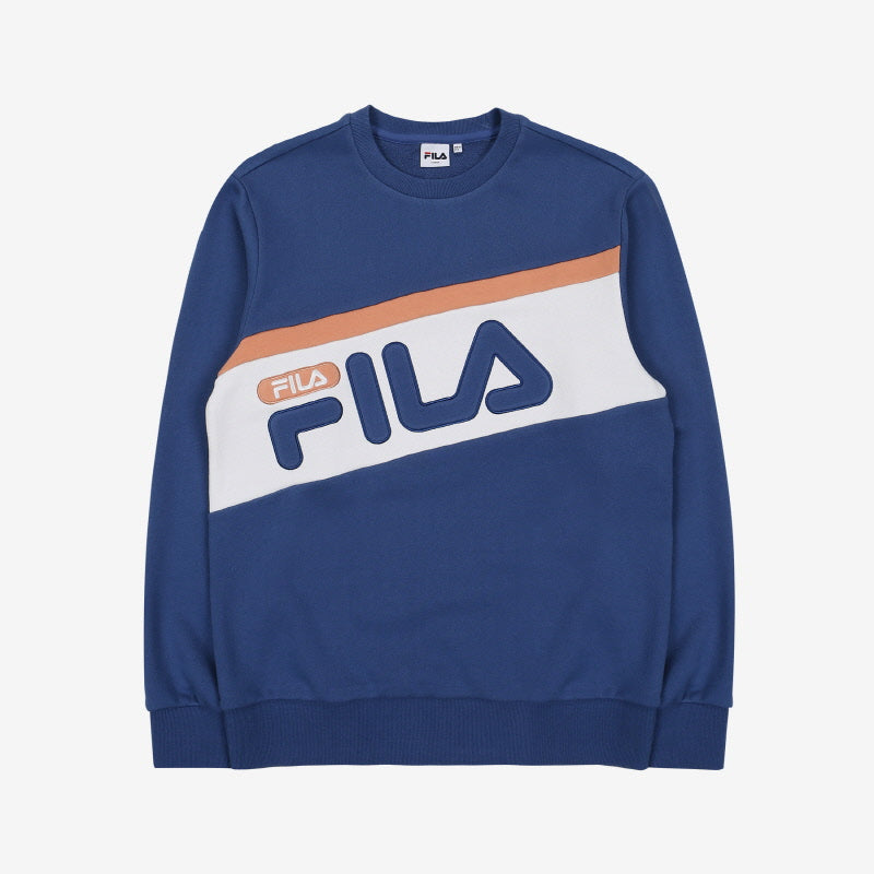 FILA - Heritage Diagonal Logo Sweater - Sweater - Harumio