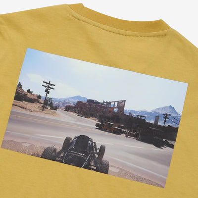 Fila x PUBG - T-shirt - Printed Gameplay - Tan - T-Shirt - Harumio