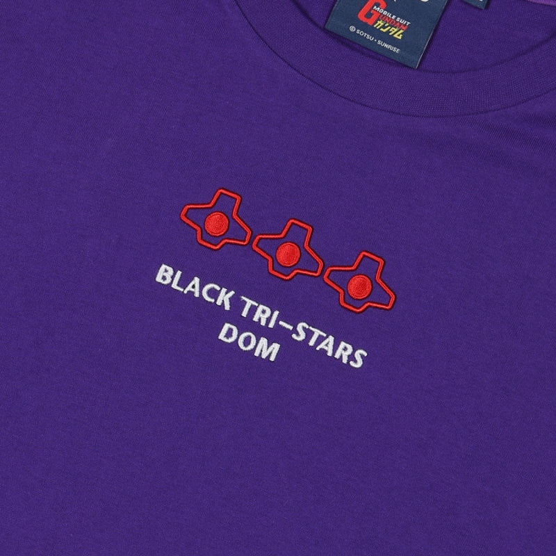 FILA x Gundam - Black Tri-Stars T-shirt
