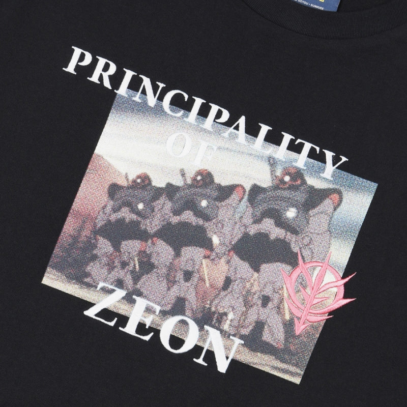 FILA x Gundam - Black Tri-Warrior Warrior T-shirt