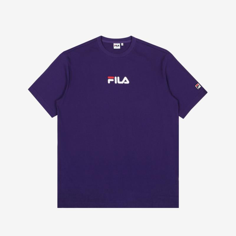 FILA x Jin Yob Kim - ARTIST Graphic Tees - Dark Violet