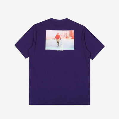 FILA x Jin Yob Kim - ARTIST Graphic Tees - Dark Violet