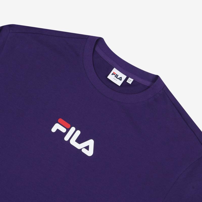 FILA x Jin Yob Kim - ARTIST Graphic Tees - Dark Violet