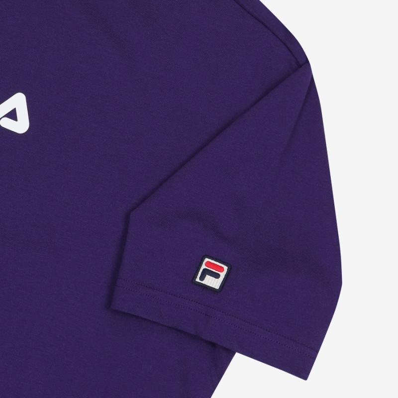 FILA x Jin Yob Kim - ARTIST Graphic Tees - Dark Violet