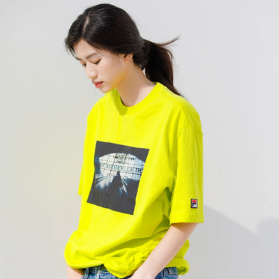 FILA x Jin Yob Kim - ARTIST Graphic Tees - Neon Yellow