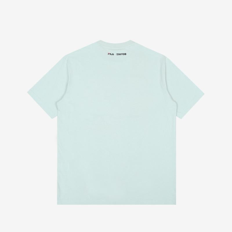 FILA x Jin Yob Kim - ARTIST Graphic Tees - Light Mint