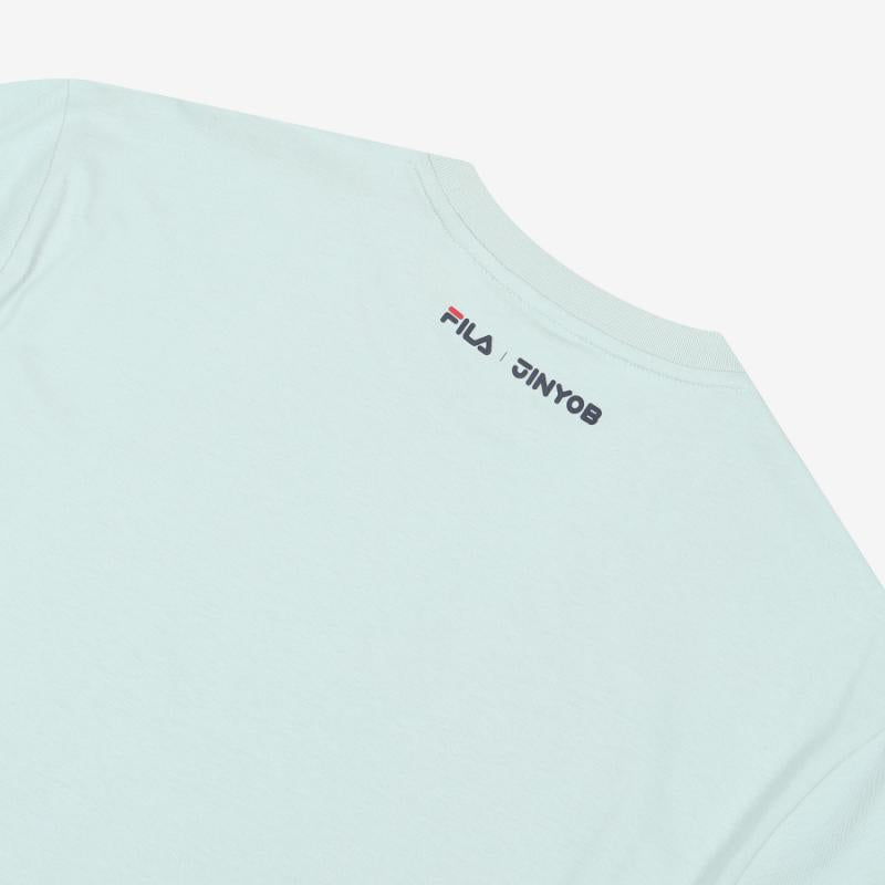 FILA x Jin Yob Kim - ARTIST Graphic Tees - Light Mint
