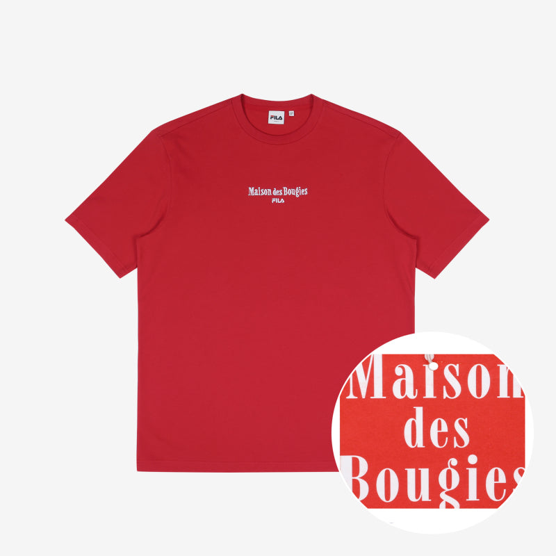 FILA x Maison des Bougies - Logo Short Sleeve T-Shirt