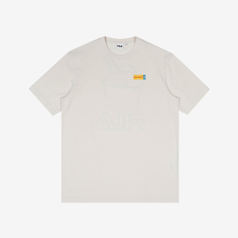 FILA x Supermarché - Vanilla Gelato Short Sleeve T-Shirt