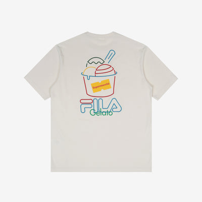 FILA x Supermarché - Vanilla Gelato Short Sleeve T-Shirt