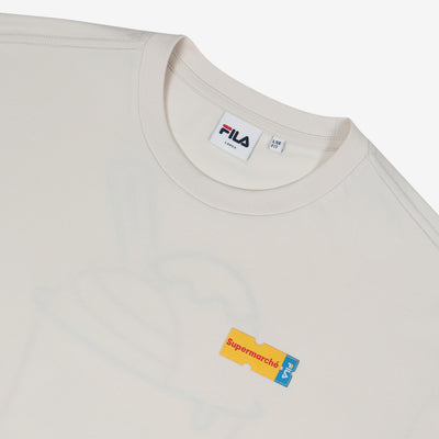 FILA x Supermarché - Vanilla Gelato Short Sleeve T-Shirt