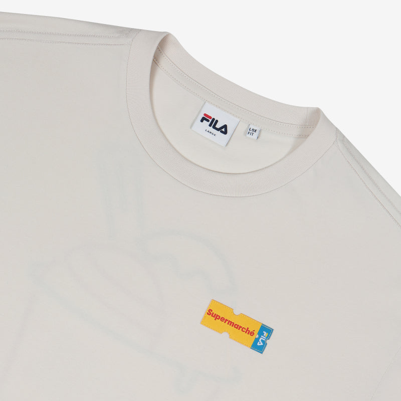 FILA x Supermarché - Vanilla Gelato Short Sleeve T-Shirt