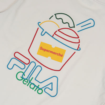 FILA x Supermarché - Vanilla Gelato Short Sleeve T-Shirt