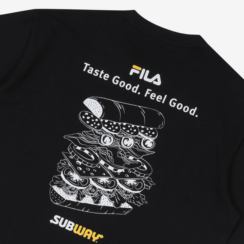 FILA x SUBWAY - Drawing Sandwich Short Sleeve T-Shirt