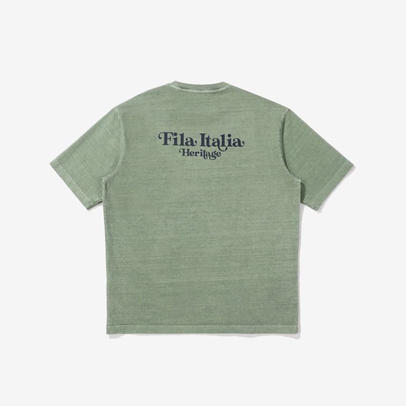 FILA - Summer Beachwear - Loose Heavy Pigment Short Sleeve T-shirt
