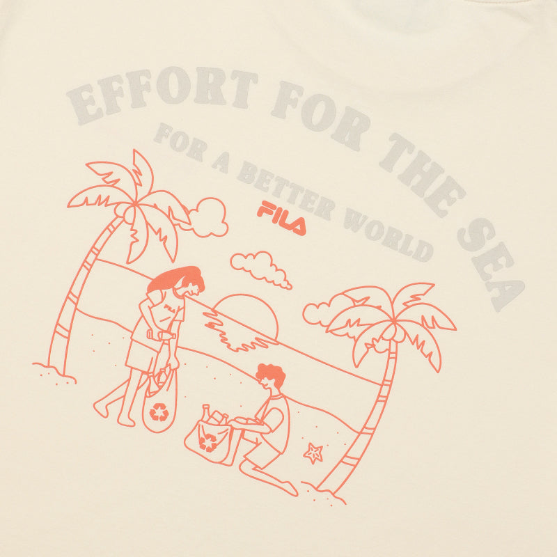 FILA - Summer Beachwear - Beachcombing Graphic Short Sleeve T-Shirt