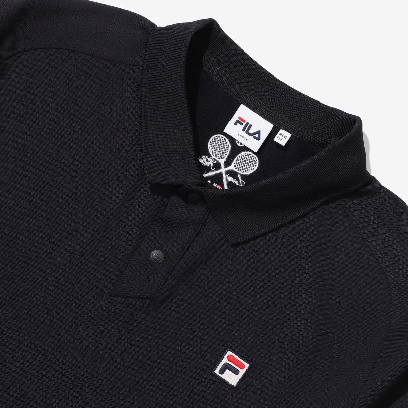 FILA - Uni Tennis Long Sleeve Collar T-shirt