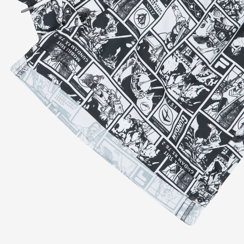 FILA x Gundam - Cartoon Woven Shorts