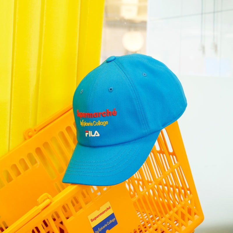 FILA x Supermarché - French Blue Ball Cap