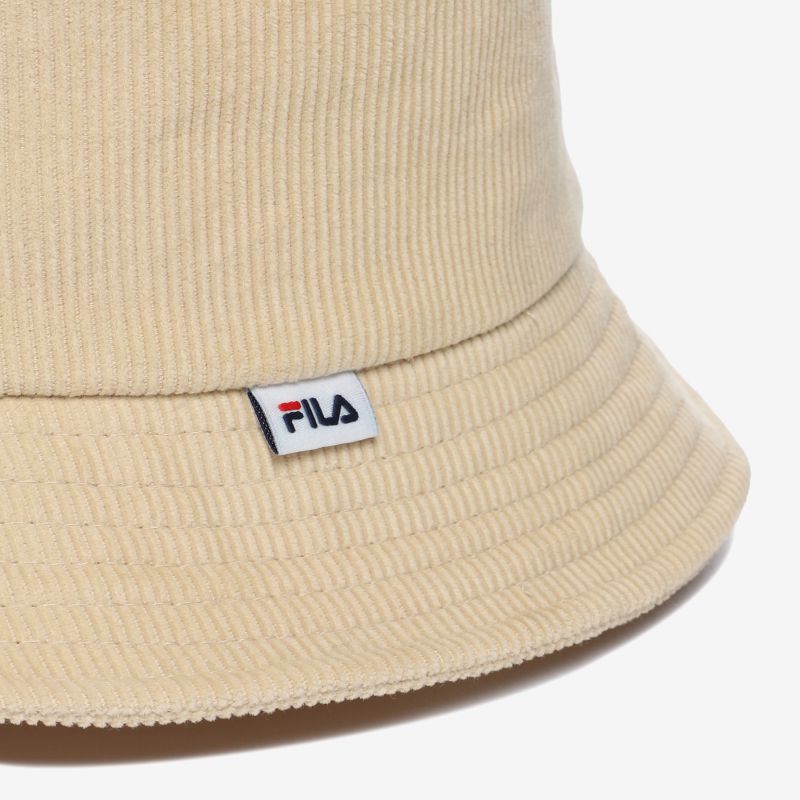 FILA - Linear Logo Corduroy Bucket Hat