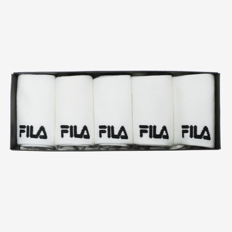 FILA - 5 Pack Daily White Socks