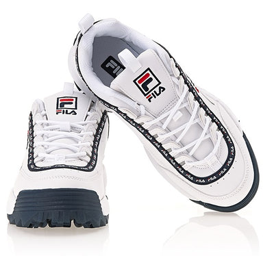 Fila Disruptor 2 - Tapey Tape - White Navy - Shoes - Harumio