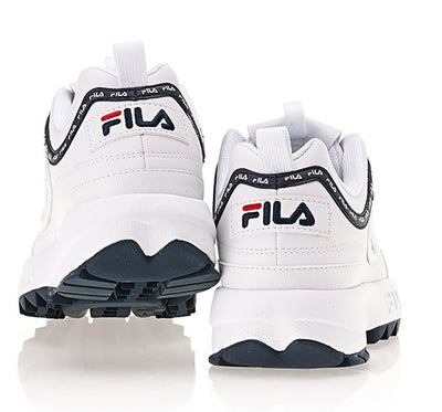 Fila Disruptor 2 - Tapey Tape - White Navy - Shoes - Harumio