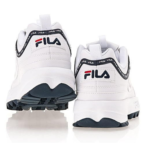 Fila Disruptor 2 - Tapey Tape - White Navy - Shoes - Harumio
