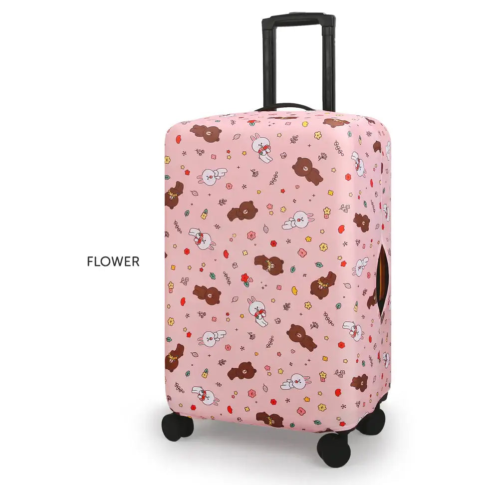 LINE FRIENDS - Official Merch - 28" Luggage Cover - Line Friends - Luggage Cover - Harumio