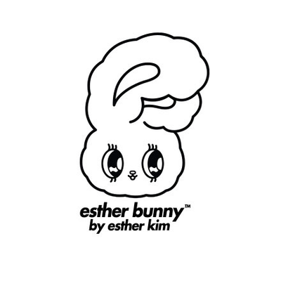 Clue X Esther Bunny - Shy Esther Bunny Aurora Stone Silver Earrings