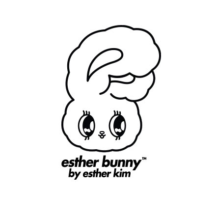 Clue X Esther Bunny - Roseholic Unbalanced Coin Silver Earrings