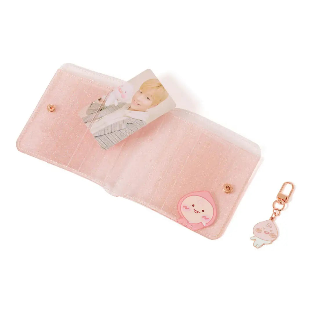 Apeach x KangDaniel - Apeach Glitter Card Wallet - Apeach x KangDaniel - Accessories - Harumio