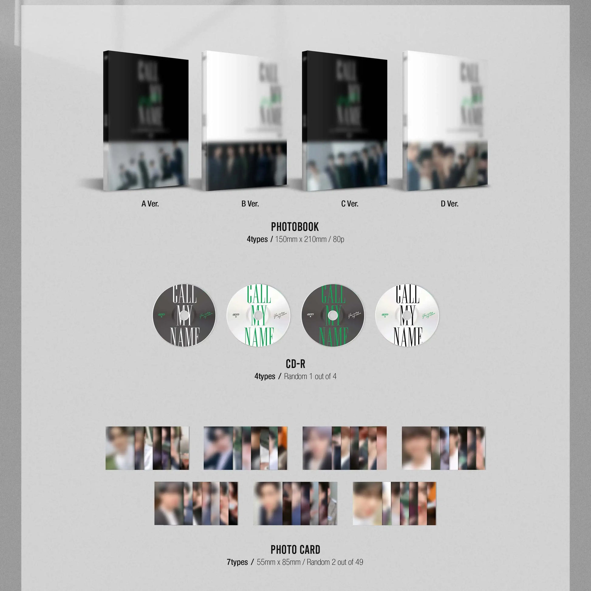 GOT7 - Mini Album - Call My Name - Random - GOT7 - Album - Harumio