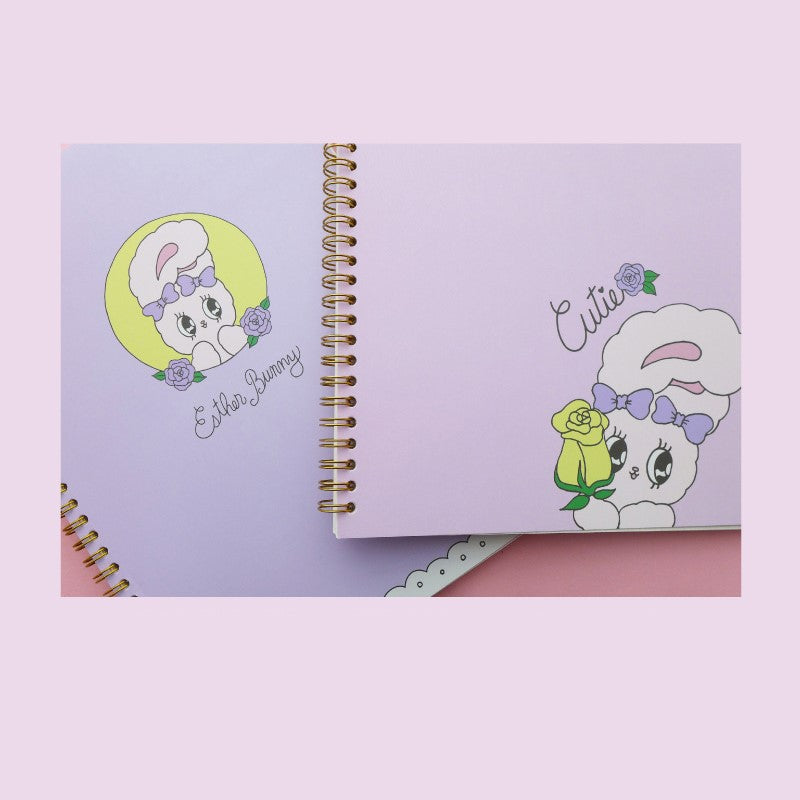 Esther Bunny - Ring Notebook with Grid