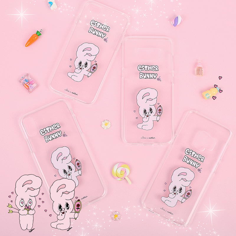 Clue X Esther Bunny - Clear Phone Case for Galaxy S9