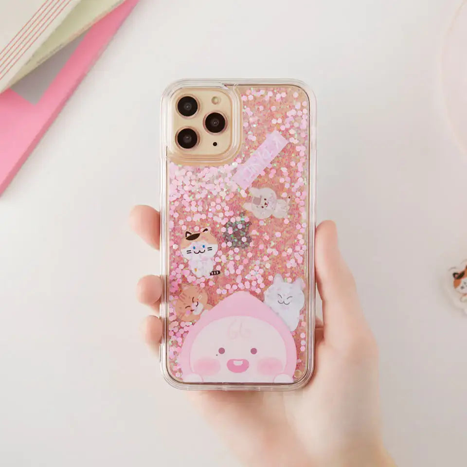 Apeach x KangDaniel - Apeach Glitter Phone Case - Apeach x KangDaniel - Accessories - Harumio