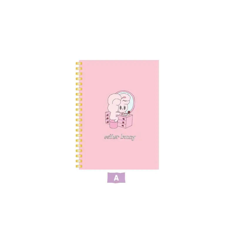 Esther Bunny - Ring Notebook with Grid - Esther Bunny - Accessories - Harumio