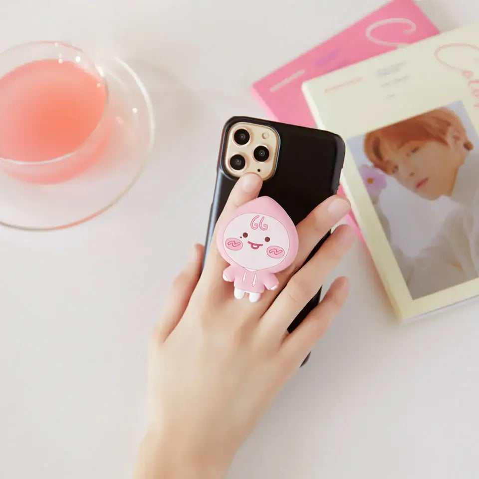 Apeach x KangDaniel - Apeach Soft Phone Case and Griptok Set - Apeach x KangDaniel - Accessories - Harumio
