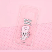 Clue X Esther Bunny - Clear Phone Case for Galaxy S9 - CLUE - Accessories - Harumio